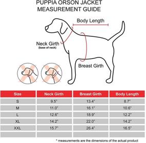 img 1 attached to 🐾 Puppia Authentic Orson Pet Coat: Style, Comfort, and Quality for Your Furry Friend