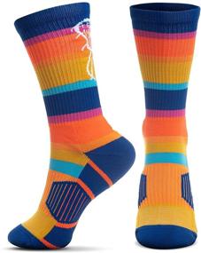 img 1 attached to 🧦 Lacrosse Athletic Mid Calf Multicolored от ChalkTalk: Яркие носки для лакроссистов