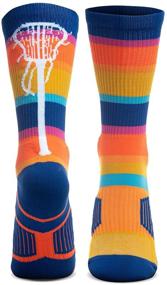 img 4 attached to 🧦 Lacrosse Athletic Mid Calf Multicolored от ChalkTalk: Яркие носки для лакроссистов