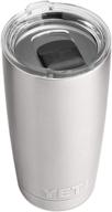 🥤 stainless steel yeti rambler 20 oz tumbler: vacuum insulated, magslider lid included logo