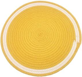 img 4 attached to 🐱 iKiKin Hand-Knitted Round Cat Bed: Comfortable Nest for Scratching, Sleeping, and Playtime - Washable, Foldable and Universally Suitable for All Seasons - 15inch Size