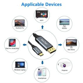 img 3 attached to 🔌 Кабель DisplayPort от YeeChanType - совместим с Thunderbolt для высококачественного отображения видео