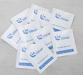 img 1 attached to 👓 Clear Vision Guaranteed: Iconic Premium Reusable Antifog Wipes (30ct Box, 150 Uses)