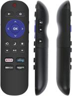 📺 lc-rcrus-17 compatible replacement remote for sharp roku tvs lc-50lb481u, lc-43lb481u, lc-55lb481u, lc-50lb601u, lc-43lb601u, lc-43lb371u, lc-50lb371u, lc-43lb371u, lc-50lb371u, lc-32lb481u logo