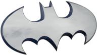fan emblems batman 3d car badge - 1989 batwing logo (chrome - big) logo