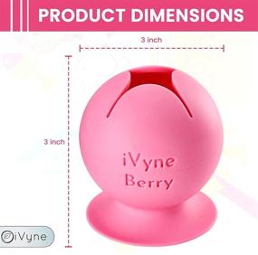 img 1 attached to 🍓 iVyne Berry - Vinyl Weeding Scrap Collector and Holder: The Ultimate Solution for Weeding Tools and Glitter Vinyl - In Vibrant Pink