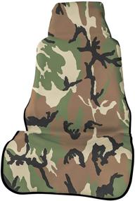 img 4 attached to A Superior Shield for your Car Seat: ARIES 3142-20 Seat Defender 58-Inch x 23-Inch Camo Waterproof Universal Bucket Car Seat Cover Protector