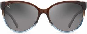 img 4 attached to 😎 Stylish and Sophisticated Cat-Eye Sunglasses for Women by Maui Jim: Qxolu'olu Collection