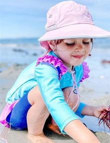 img 2 attached to 👶 Sun-Smart Toddler Hat: UPF 50 Protection for Baby Beach, Fishing & More!