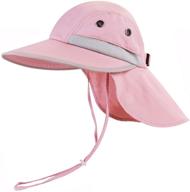 👶 sun-smart toddler hat: upf 50 protection for baby beach, fishing & more! logo