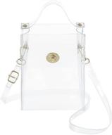 👛 clear horizontal crossbody handbags & wallets for concerts: stylish and security-approved women's accessories logo