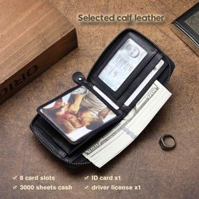 img 1 attached to Premium Genuine Leather Wallet: Stylish Multi Card Holder with Ample Capacity