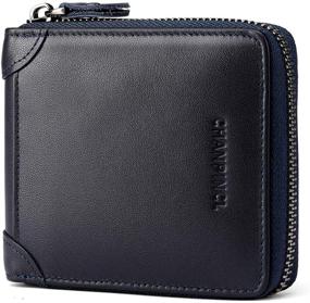 img 4 attached to Premium Genuine Leather Wallet: Stylish Multi Card Holder with Ample Capacity