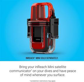 img 1 attached to Улучшенный чехол для погружения для Garmin inReach Mini