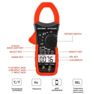 🔧 bluetooth clamp multimeter ap-570c-app - 4000 counts digital clamp meter for dc/ac voltage & current, resistance, temperature, frequency, duty cycle logo