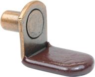 🔧 enhance your furniture with rok hardware 1/4" l-shaped glass support shelf bracket pegs in antique copper - 25 pack logo