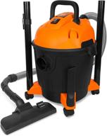 🧹 powerful wen vc4710 10-amp 5-gallon portable hepa wet/dry shop vacuum and blower: efficient 0.3-micron filtration, includes hose and accessories logo