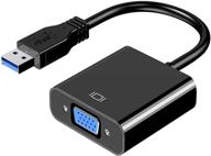 🖥️ 1080p usb к vga адаптер: многоэкранный видео конвертер для ноутбука и настольного пк к монитору, проектору, телевизору (за исключением chromebook и macbook) логотип