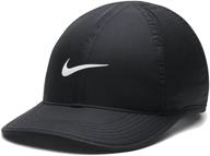 nike kids' youth aerobill featherlight cap: lightweight and stylish headgear for active kids! logo