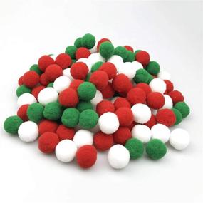 img 3 attached to 🎨 Vibrant Color Pom Poms - 150PCS Decor for Arts and DIY Crafts