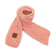 🧣 уютные вязаные зимние модные шарфы для малышей: стильные аксессуары для модных зимних шарфов для девочек логотип