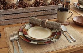 img 3 attached to Pfaltzgraff 16 Piece Stoneware Dinnerware Set - The Perfect Addition to Your Food Service Equipment & Supplies