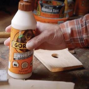img 1 attached to 🦍 Gorilla 6206005 Wood Glue, 36 oz Bottle, Natural Wood Tone, (1-Pack)