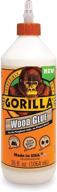 🦍 gorilla 6206005 wood glue, 36 oz bottle, natural wood tone, (1-pack) logo