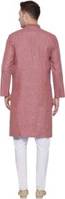 img 2 attached to 👘 Comfortable and Stylish Maple Clothing Kurta Pajama Indian Men's Sleep & Lounge Wear