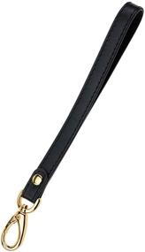 img 3 attached to 🔑 Allzedream Genuine Leather Wristlet Strap - Replacement Clutch Purse Key Wrist Lanyard