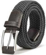 stretch bulliant woven braided multicolors men's accessories for belts logo
