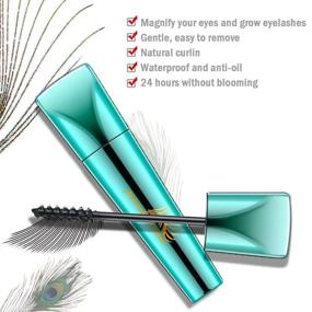 img 3 attached to Introducing Mascara Lash 4D: Waterproof Fiber Liquid Mascara for Thick & Long-Lasting Eyelashes with Smudge-Proof 360° Spiral Brush (1 PCS)