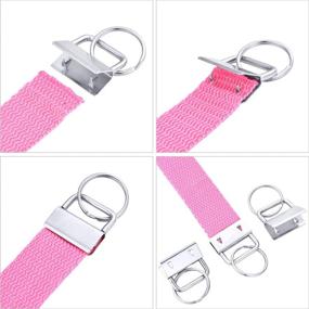 img 1 attached to 🔑 F-BBKO 42 Sets Key Fob Hardware 1 Inch - 4 Colors 25mm Key Fob Keychain | Ideal with 1Pcs Key Fob Glass Running Pliers for Key Fob Wristlet Installation