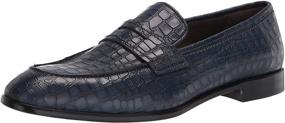 img 4 attached to 👞 Indigo Penny Loafers: Stylish Slip-Ons for Men by Donald Pliner