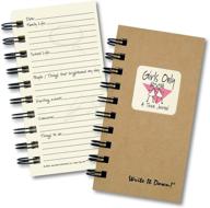 📔 empower your journey: girls only teen journal - compact kraft hard cover with prompted pages and eco-friendly recycled paper logo