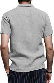 img 3 attached to 👕 PASLTER Summer Henley T-Shirt