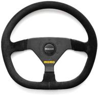 momo r1988_32s suede steering wheel logo