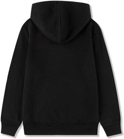 img 3 attached to 👕 ALWAYSONE Fleece Sweatshirt for Boys: Athletic White L - Top Choice in Boys' Clothing
