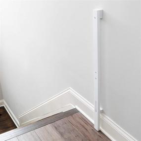 img 4 attached to 🚧 Qdos Universal Baseboard Kit for All Baby Gate - Professional Grade Safety Solution with Universal Installation - Works with All Gates - Easy White Baseboard Installation
