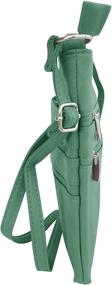 img 2 attached to Roma Leathers Mini Body Purse Women's Handbags & Wallets for Crossbody Bags