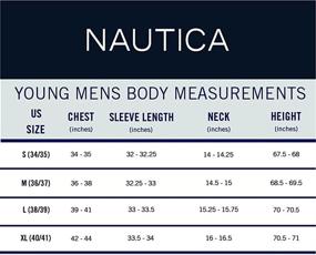 img 1 attached to Nautica School Uniform Performance Button Down Shirt for Men - Apparel and Clothing