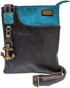 img 4 attached to 👜 Black Turtle Leather Chala Women's Handbags, Crossbody Bags, and Wallets