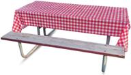 🔲 checkered disposable tablecloths: durable plastic tablecovers for any occasion logo