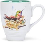 crouser hummingbird watercolor ceramic stoneware art piece логотип