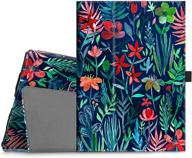 📱 fintie folio case for ipad air (3rd gen) 10.5" 2019 / ipad pro 10.5" 2017 - premium pu leather smart folio cover with pencil holder, auto sleep/wake, jungle night - corner protection included logo