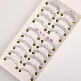 img 4 attached to Yimart Handmade Eyelashes Voluminous Extension