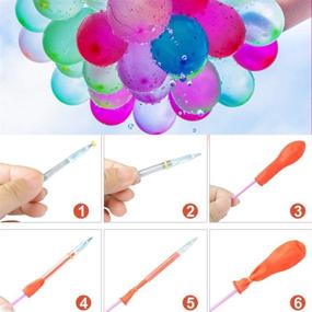img 4 attached to 🎈 Vibrant Sealing Balloons for Colorful Pool Time - Minelife