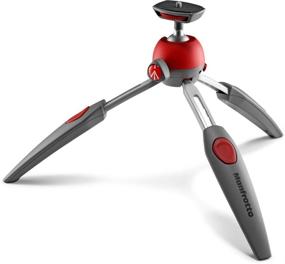 img 3 attached to 🎥 Compact and Versatile: Manfrotto PIXI EVO 2-Section Mini Tripod, Red (MTPIXIEVO-RD)