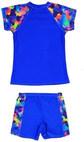 img 3 attached to LEINASEN Unicorn Boyshorts 2 Piece 🦄 Swimsuits for Boys - Swimwear for Boys' Clothing