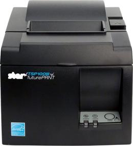img 3 attached to 🖨️ Efficient Bluetooth Thermal Receipt Printer: Star Micronics TSP143IIIBi for iOS, Android, Windows – Auto-cutter, Internal Power Supply - Gray